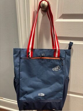 Bagsmart Blue Messenger tennis racket bag
